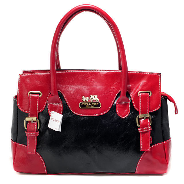 Coach East West Large Red Satchels BXF