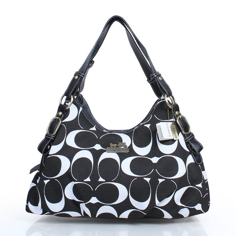 Coach Fashion Signature Medium Black Shoulder Bags DZJ [Coach160310-833] - $62.99 : Coach Outlet ...