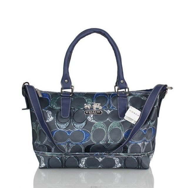 Coach In Monogram Large Navy Totes BWR