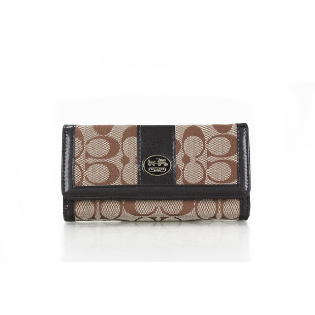 Coach Envelope in Signature Small Apricot Wallets FFE